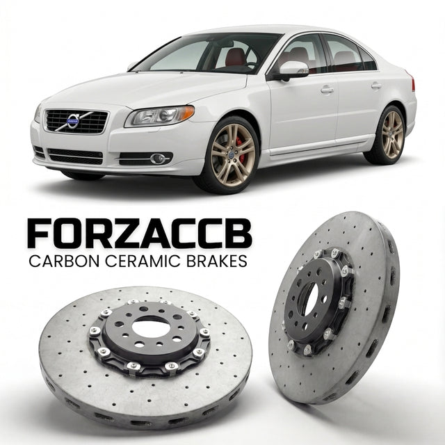 Carbon Ceramic Brake Rotors for Volvo S80 II (2006-2009) | CCB OEM Replacement / Conversion Upgrade Kit