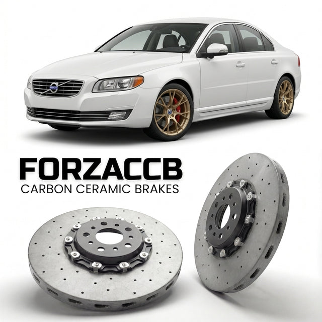 Carbon Ceramic Brake Rotors for Volvo S80 II (facelift 2009 (2009-2011) | CCB OEM Replacement / Conversion Upgrade Kit