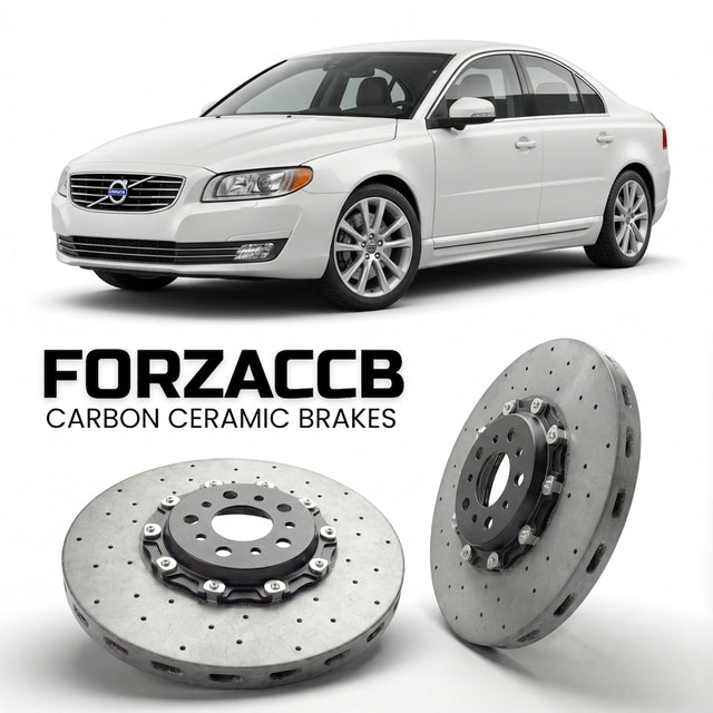 Carbon Ceramic Brake Rotors for Volvo S80 II (facelift 2013 (2013-2016) | CCB OEM Replacement / Conversion Upgrade Kit