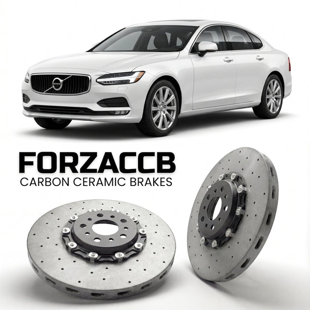 Carbon Ceramic Brake Rotors for Volvo S90 2016 (2016-2020) | CCB OEM Replacement / Conversion Upgrade Kit