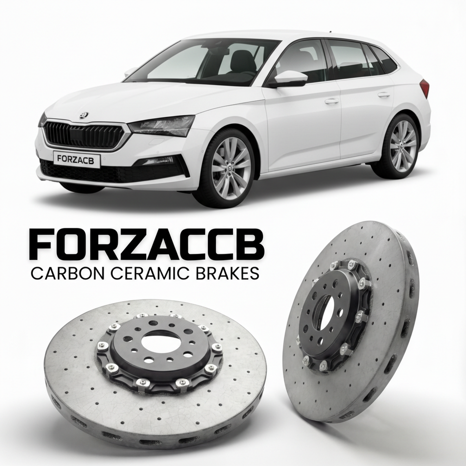 Carbon Ceramic Brake Rotors for Skoda Scala NW (2019+) | CCB OEM Replacement / Conversion Upgrade Kit