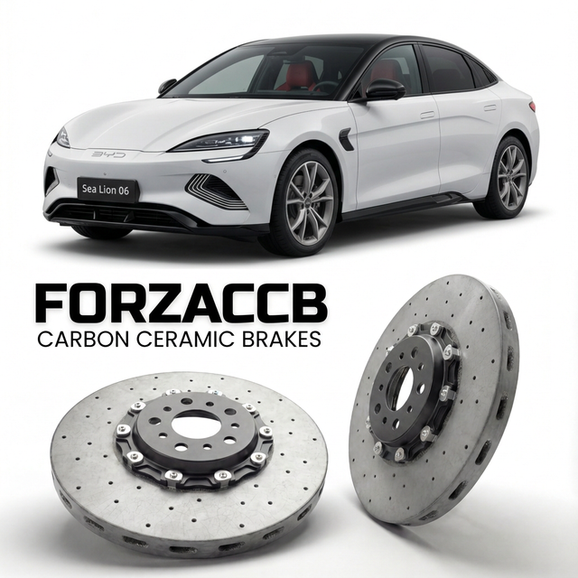 Carbon Ceramic Brake Rotors for BYD Sea Lion 06 (2025+) | CCB OEM Replacement / Conversion Upgrade Kit