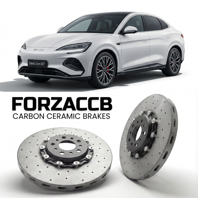 Carbon Ceramic Brake Rotors for BYD Sea Lion 07 (2024+) | CCB OEM Replacement / Conversion Upgrade Kit