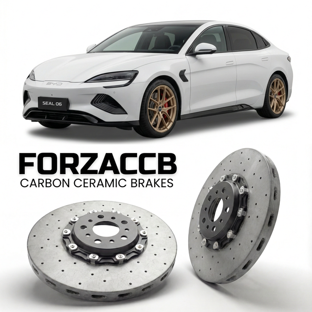 Carbon Ceramic Brake Rotors for BYD Seal 06 (2024+) | CCB OEM Replacement / Conversion Upgrade Kit