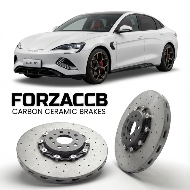 Carbon Ceramic Brake Rotors for BYD Seal 07 (2024-2025) | CCB OEM Replacement / Conversion Upgrade Kit