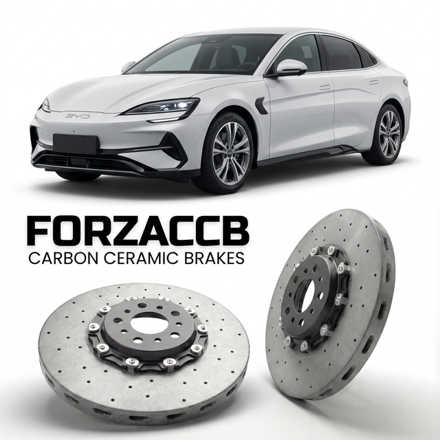 Carbon Ceramic Brake Rotors for BYD Seal 07 facelift 2025 (2025+) | CCB OEM Replacement / Conversion Upgrade Kit