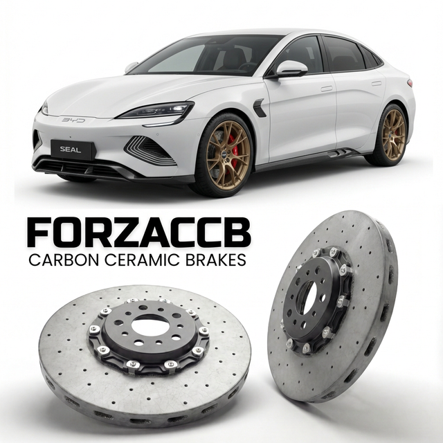 Carbon Ceramic Brake Rotors for BYD Seal (2022+) | CCB OEM Replacement / Conversion Upgrade Kit