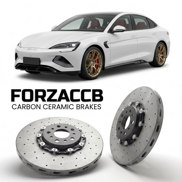 Carbon Ceramic Brake Rotors for BYD Seal 5 (2025+) | CCB OEM Replacement / Conversion Upgrade Kit
