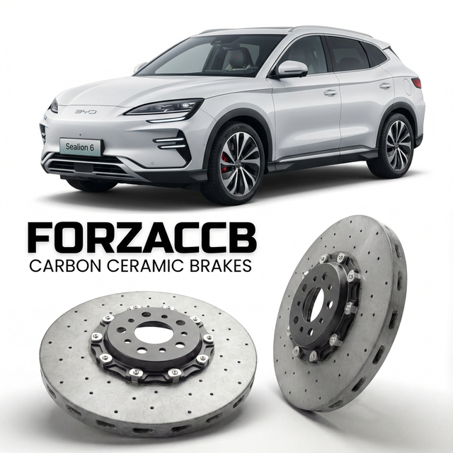 Carbon Ceramic Brake Rotors for BYD Sealion 6 (2024+) | CCB OEM Replacement / Conversion Upgrade Kit