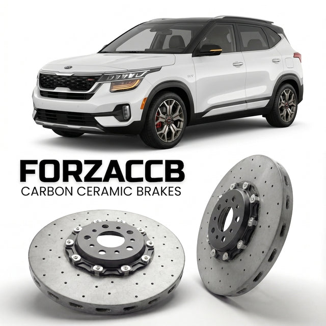 Carbon Ceramic Brake Rotors for Kia Seltos I (2019-2023) | CCB OEM Replacement / Conversion Upgrade Kit