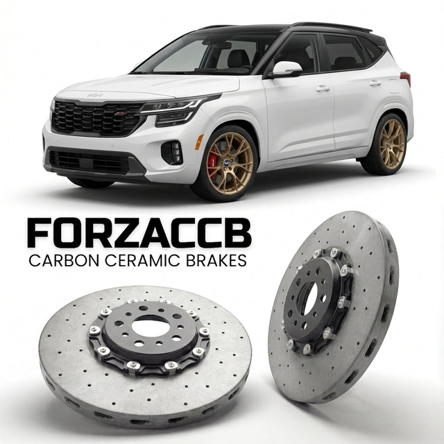Carbon Ceramic Brake Rotors for Kia Seltos II (2025+) | CCB OEM Replacement / Conversion Upgrade Kit