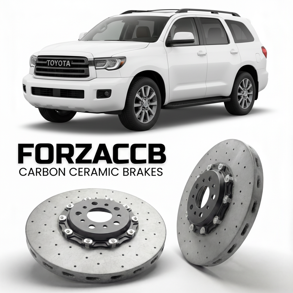 Carbon Ceramic Brake Rotors for Toyota Sequoia XK70 (2023+) | CCB OEM Replacement / Conversion Upgrade Kit