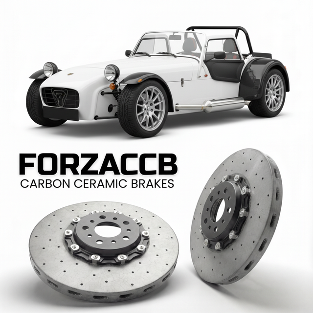 Carbon Ceramic Brake Rotors for Caterham Seven CSR (2005-2026) | CCB OEM Replacement / Conversion Upgrade Kit