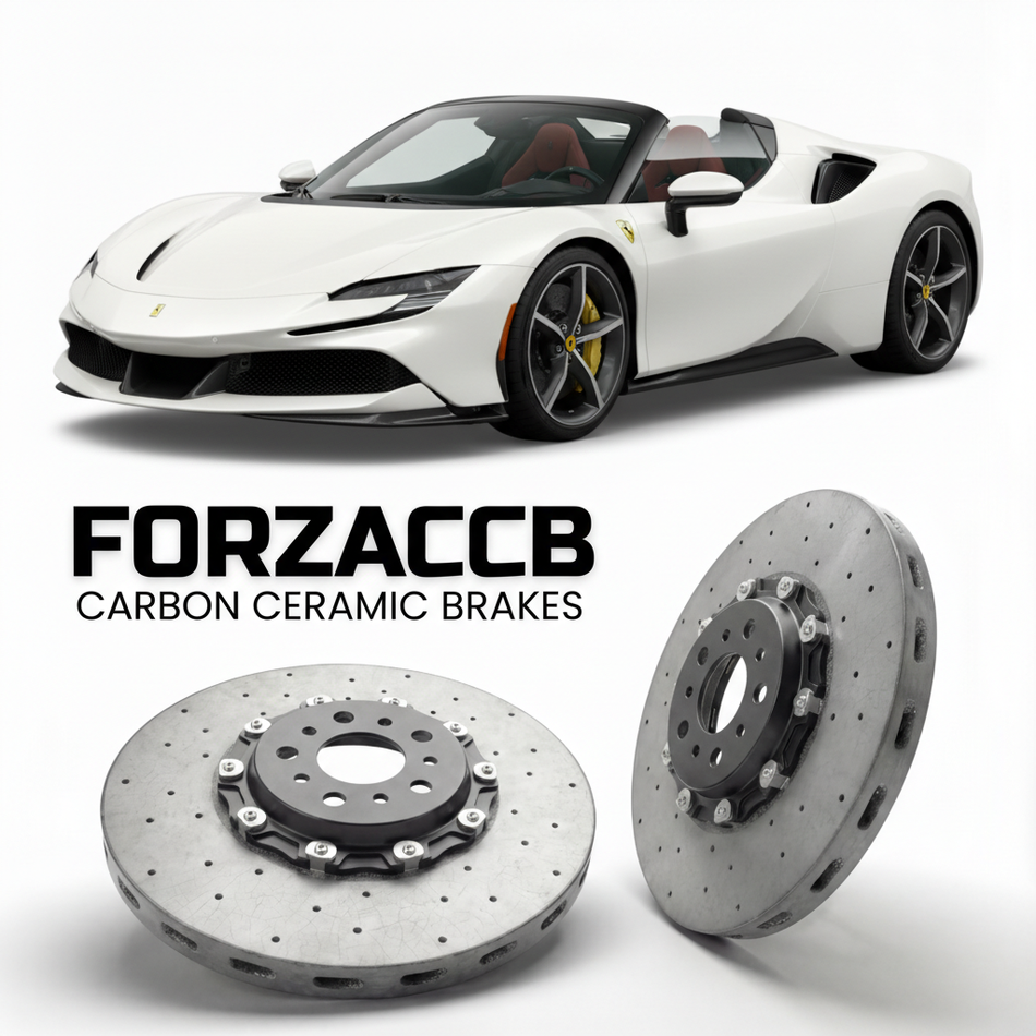 Carbon Ceramic Brake Rotors for Ferrari SF90 Spider (2020+) | CCB OEM Replacement / Conversion Upgrade Kit