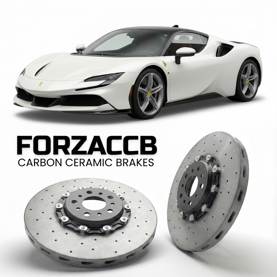 Carbon Ceramic Brake Rotors for Ferrari SF90 Stradale (2019-2024) | CCB OEM Replacement / Conversion Upgrade Kit