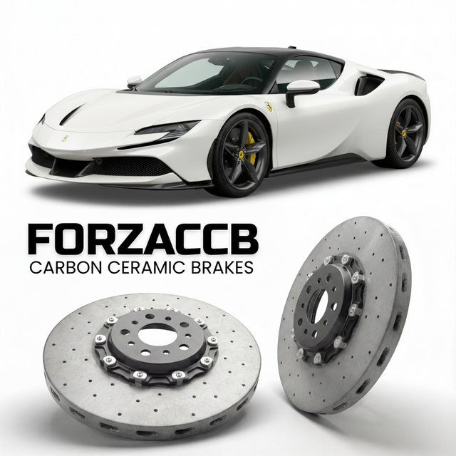 Carbon Ceramic Brake Rotors for Ferrari SF90 XX Stradale (2023+) | CCB OEM Replacement / Conversion Upgrade Kit