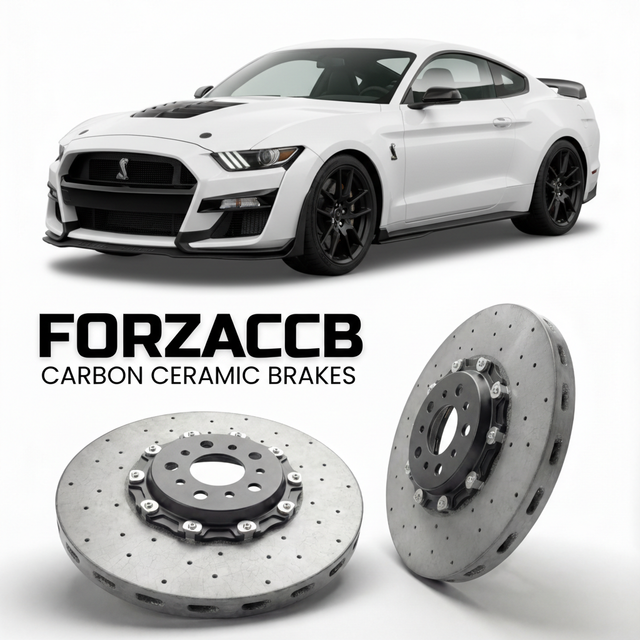 Carbon Ceramic Brake Rotors for Ford Shelby GT500 (2020-2022) | CCB OEM Replacement / Conversion Upgrade Kit
