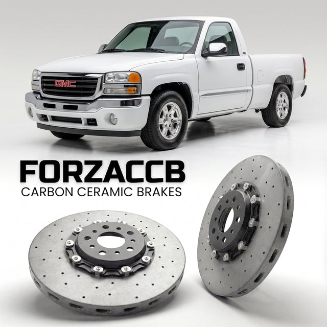 Carbon Ceramic Brake Rotors for GMC Sierra 1500 II (GMT800 (2005-2007) | CCB OEM Replacement / Conversion Upgrade Kit
