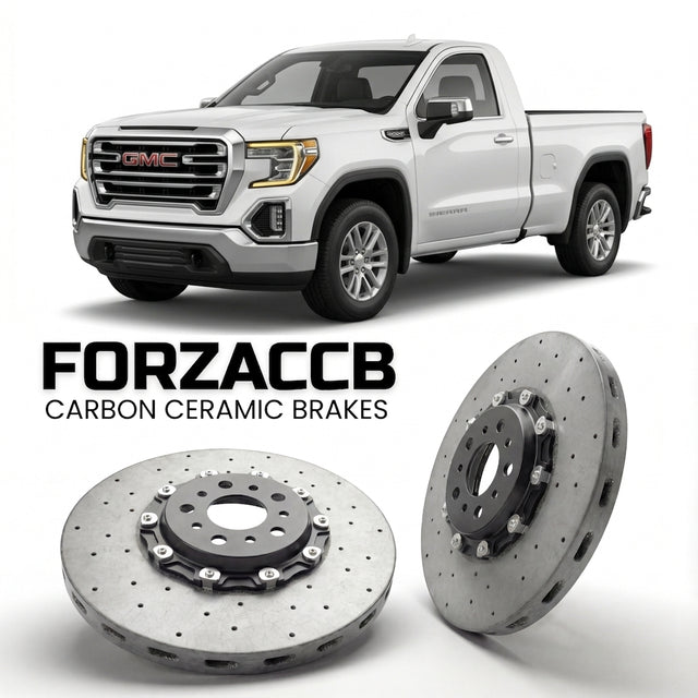 Carbon Ceramic Brake Rotors for GMC Sierra 1500 V (GMTT1XX (2018-2021) | CCB OEM Replacement / Conversion Upgrade Kit