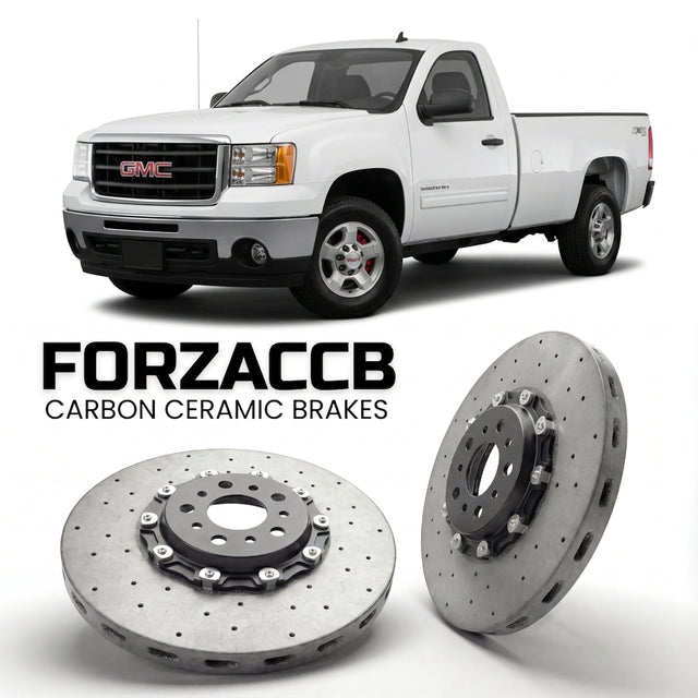 Carbon Ceramic Brake Rotors for GMC Sierra 2500HD III (GMT900 (2007-2010) | CCB OEM Replacement / Conversion Upgrade Kit