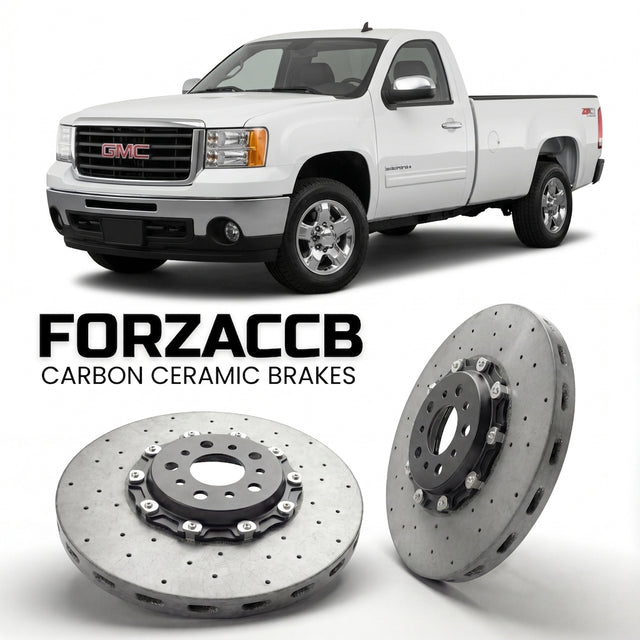 Carbon Ceramic Brake Rotors for GMC Sierra 2500HD III (GMT900, facelift 2011 (2011-2014) | CCB OEM Replacement / Conversion Upgrade Kit