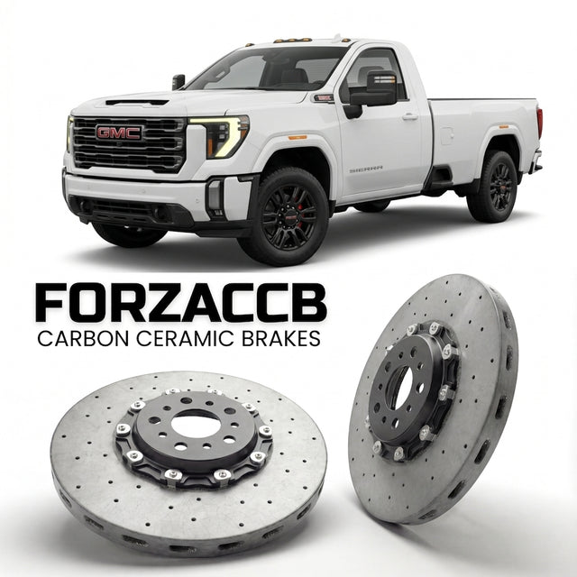 Carbon Ceramic Brake Rotors for GMC Sierra 2500HD V (GMTT1XX, facelift 2024 (2023+) | CCB OEM Replacement / Conversion Upgrade Kit
