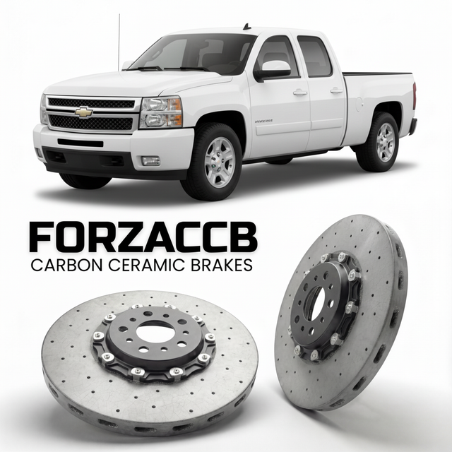 Carbon Ceramic Brake Rotors for Chevrolet Silverado 1500 I (facelift 2003 (2005-2006) | CCB OEM Replacement / Conversion Upgrade Kit