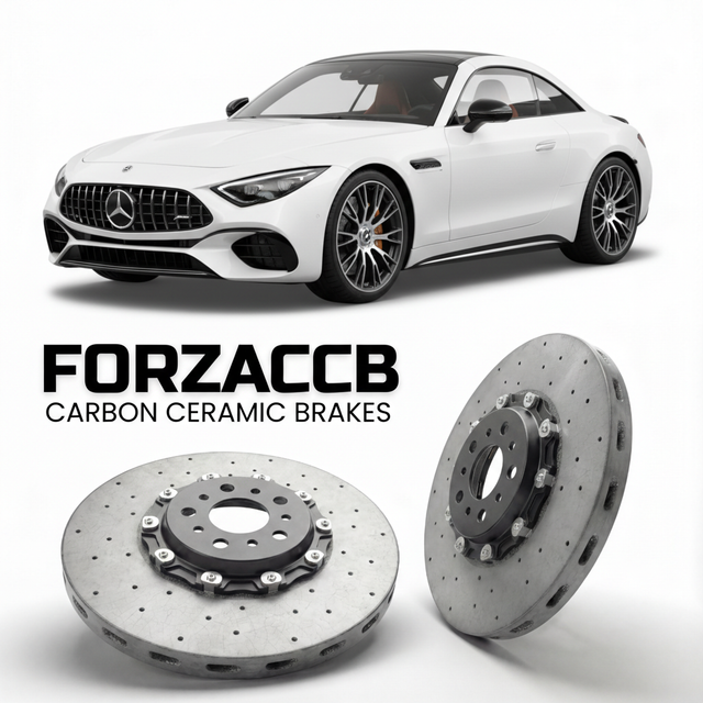 Carbon Ceramic Brake Rotors for Mercedes-Benz SL 55 AMG R232 (2022+) | CCB OEM Replacement / Conversion Upgrade Kit