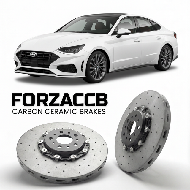 Carbon Ceramic Brake Rotors for Hyundai Sonata N Line (2021-2026) | CCB OEM Replacement / Conversion Upgrade Kit