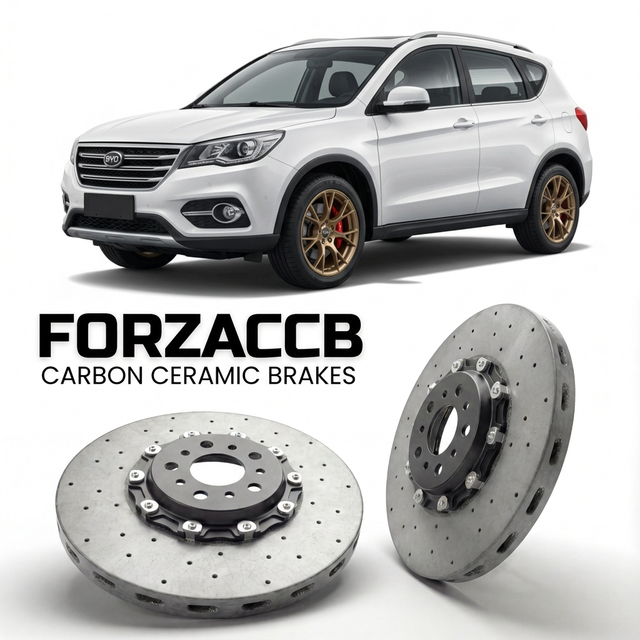 Carbon Ceramic Brake Rotors for BYD Song (2015-2018) | CCB OEM Replacement / Conversion Upgrade Kit