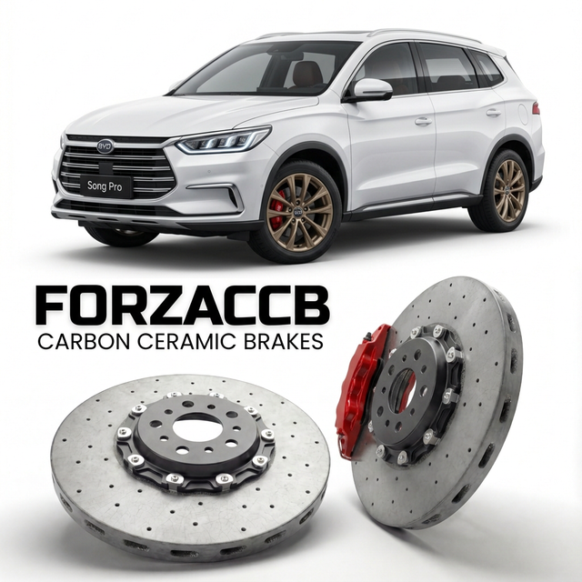 Carbon Ceramic Brake Rotors for BYD Song Pro (2019-2022) | CCB OEM Replacement / Conversion Upgrade Kit