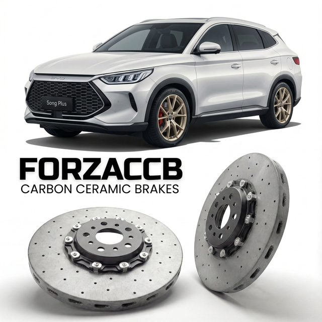 Carbon Ceramic Brake Rotors for BYD Song Plus (2021-2023) | CCB OEM Replacement / Conversion Upgrade Kit