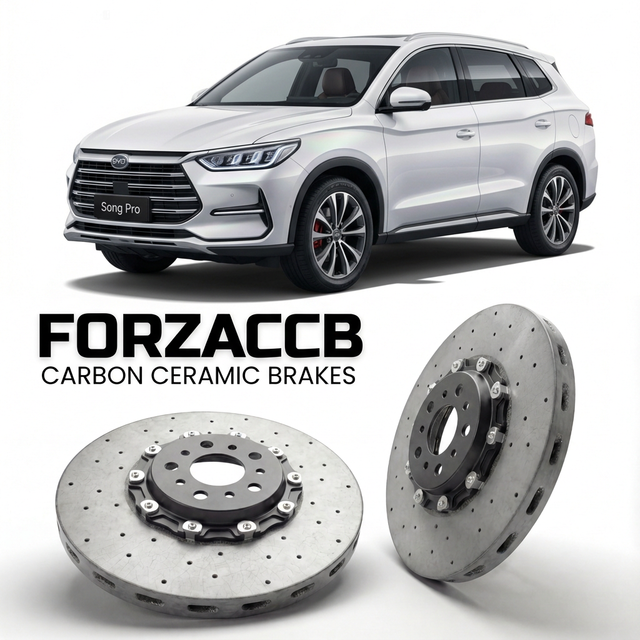 Carbon Ceramic Brake Rotors for BYD Song Pro (facelift 2021 (2021-2023) | CCB OEM Replacement / Conversion Upgrade Kit