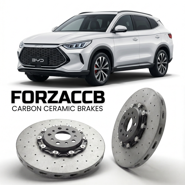 Carbon Ceramic Brake Rotors for BYD Song Plus (facelift 2023 (2023+) | CCB OEM Replacement / Conversion Upgrade Kit