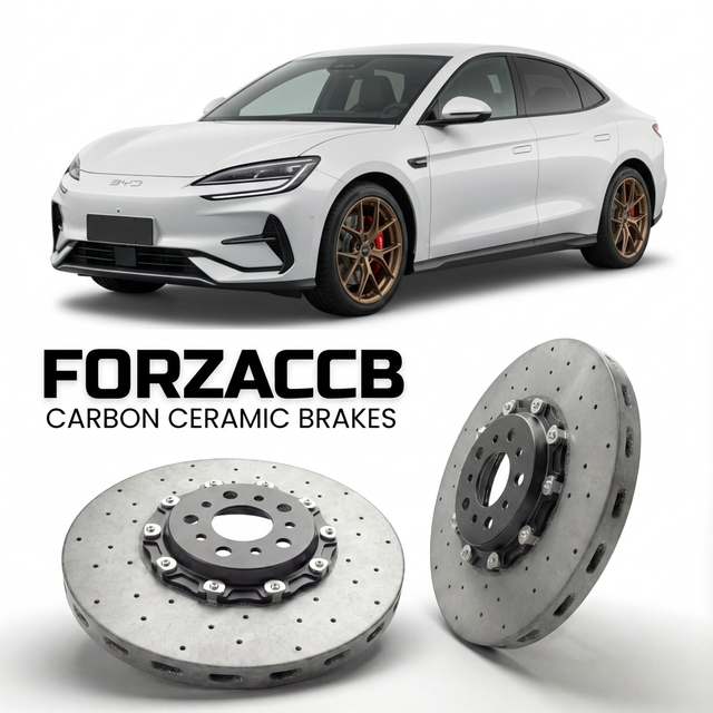 Carbon Ceramic Brake Rotors for BYD Song L EV (2023+) | CCB OEM Replacement / Conversion Upgrade Kit