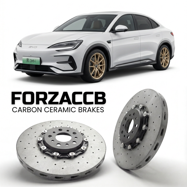Carbon Ceramic Brake Rotors for BYD Song L DM-i (2024+) | CCB OEM Replacement / Conversion Upgrade Kit