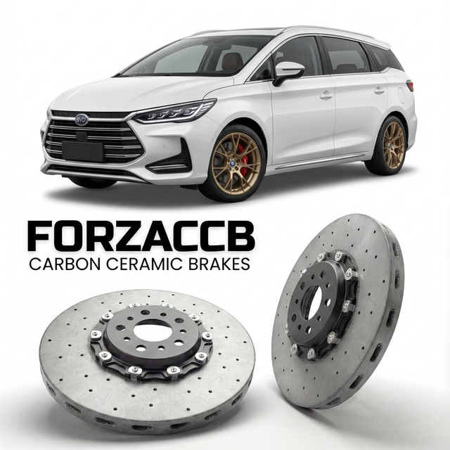 Carbon Ceramic Brake Rotors for BYD Song Max facelift 2021 (2021+) | CCB OEM Replacement / Conversion Upgrade Kit