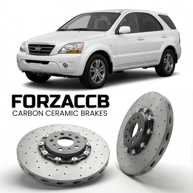 Carbon Ceramic Brake Rotors for Kia Sorento I (facelift 2006 (2006-2009) | CCB OEM Replacement / Conversion Upgrade Kit