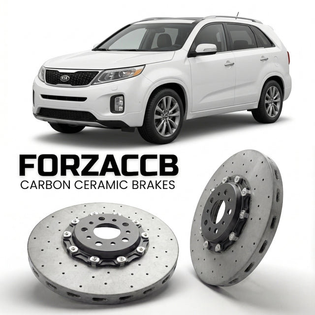 Carbon Ceramic Brake Rotors for Kia Sorento II (facelift 2012 (2012-2014) | CCB OEM Replacement / Conversion Upgrade Kit