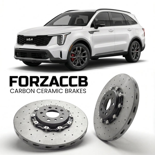 Carbon Ceramic Brake Rotors for Kia Sorento IV (facelift 2024 (2024+) | CCB OEM Replacement / Conversion Upgrade Kit