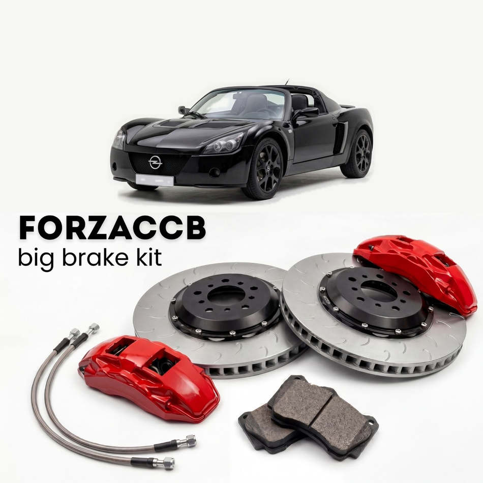 FORZACCB Iron Big Brake Kit for Opel Speedster Turbo (2003-2004) - vehicle and brake kit