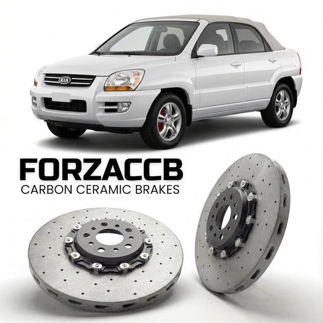 Carbon Ceramic Brake Rotors for Kia Sportage Soft Top I (2005-2006) | CCB OEM Replacement / Conversion Upgrade Kit