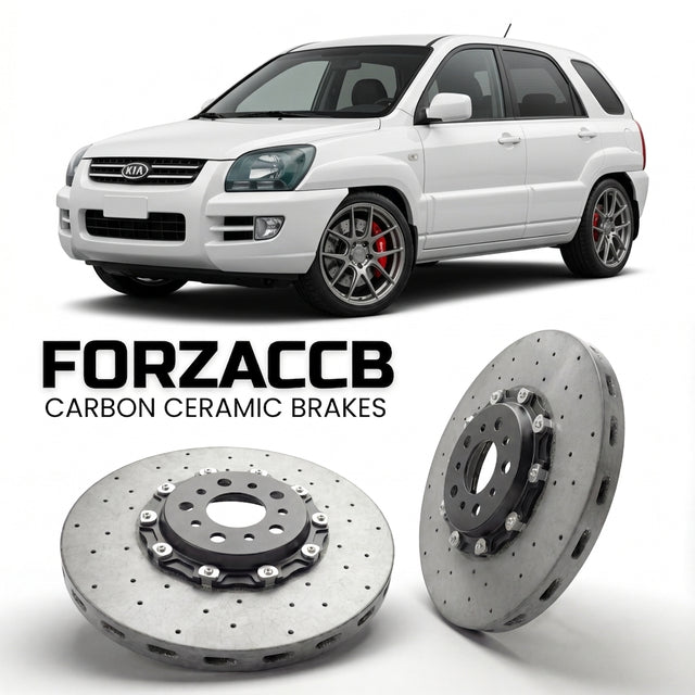 Carbon Ceramic Brake Rotors for Kia Sportage II (2005-2008) | CCB OEM Replacement / Conversion Upgrade Kit