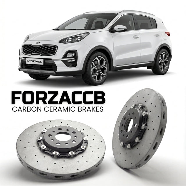 Carbon Ceramic Brake Rotors for Kia Sportage IV (facelift 2018 (2018-2021) | CCB OEM Replacement / Conversion Upgrade Kit