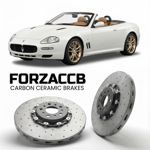 Carbon Ceramic Brake Rotors for Maserati Spyder M138 (2001-2007) | CCB OEM Replacement / Conversion Upgrade Kit
