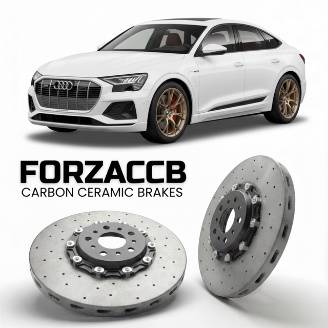 Carbon Ceramic Brake Rotors for Audi SQ6 Sportback e-tron GF (2024+) | CCB OEM Replacement / Conversion Upgrade Kit