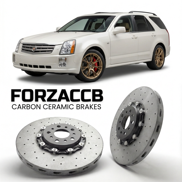 Carbon Ceramic Brake Rotors for Cadillac SRX (2005-2009) | CCB OEM Replacement / Conversion Upgrade Kit