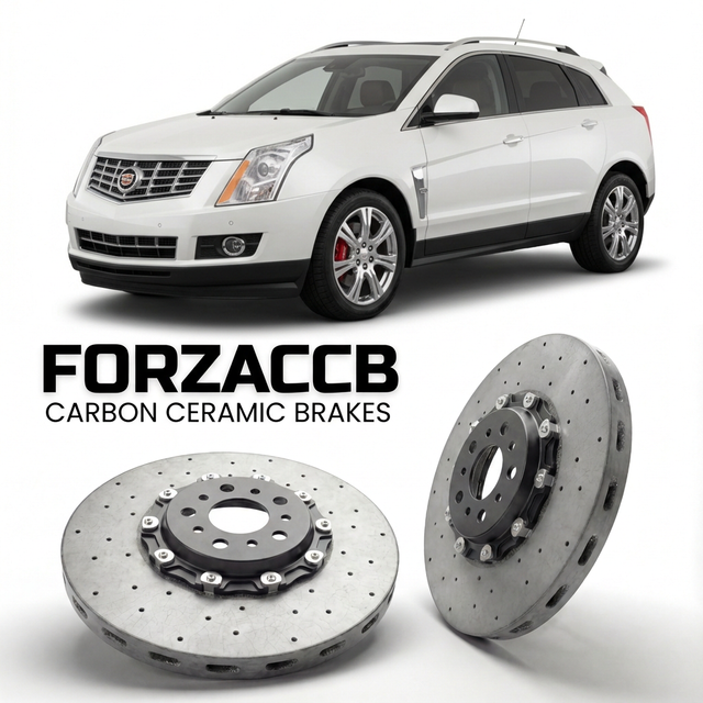Carbon Ceramic Brake Rotors for Cadillac SRX II (2009-2013) | CCB OEM Replacement / Conversion Upgrade Kit
