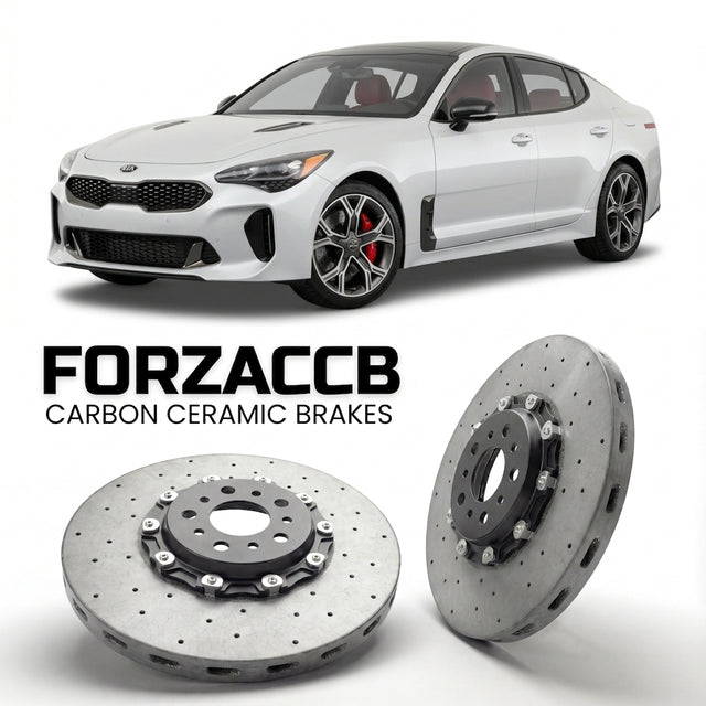 Carbon Ceramic Brake Rotors for Kia Stinger (2017-2020) | CCB OEM Replacement / Conversion Upgrade Kit