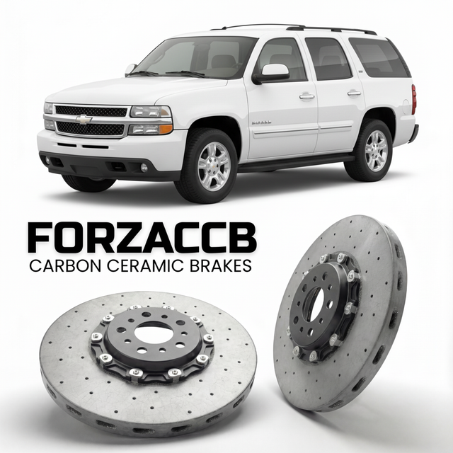 Carbon Ceramic Brake Rotors for Chevrolet Suburban GMT800 (2005-2006) | CCB OEM Replacement / Conversion Upgrade Kit